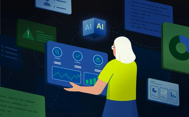 AI interface over a mobile codebase showing automated instrumentation steps.